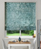 Made To Measure Roman Blind Crush Velvet Azure 1