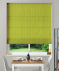 Made To Measure Roman Blind Dotty Lime 1