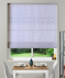 Made To Measure Roman Blind Dotty Powder Blue 1