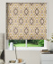 Made To Measure Roman Blind Mosaic Chartreuse Velvet 1