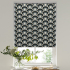 Roman Blind in Seventies Flower Cool Grey