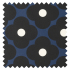 Roman Blind Orla Kiely Spot Flower Dark Marine