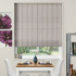 Pencil Stripe Pewter Roman Blind