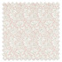 Swatch of Chrysanthemum Toile Cochineal Pink