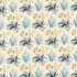 Enys Garden Indigo/Red Fabric by Sanderson