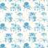 Etchings & Roses China/Blue Fabric by Sanderson