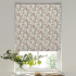 Roman Blind in Golden Lily Dove Plum