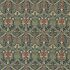 Granada Indigo/Red Fabric by Morris & Co
