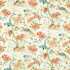 Indienne Peacock Cinnabar Red/Olive Fabric by Sanderson