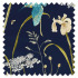 Swatch of Kingfisher & Iris Navy/Teal