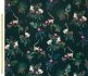 Lemur Velvet Forest Green Fabric by Sara Miller