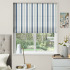 Roman Blind in Lowell Aqua by iLiv