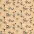 Mickey At The Farm Butterscotch Fabric by Sanderson