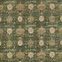 Montreal Velvet Forest/Teal Fabric by Morris & Co