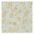 Swatch of Mydsommer Pickings Smog Blue/Lame Gold