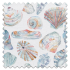Roman Blinds Rock Pool Cobalt