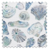 Roman Blinds Rock Pool Marine Fabric Sample
