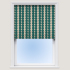 Segments Teal Roman Blind