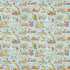 Snow White Puddle Blue Fabric by Sanderson