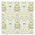 Swatch of Strawberry Thief Embroidery Apple Blue