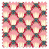 Swatch of Tulip & Bird Amaranth/Blush