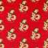 Water Dragon Cinnabar Red Fabric by Sanderson