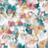 Made To Measure Curtains Marissa Teal/Spice Flat Image
