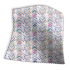 Made To Measure Curtains Medley Teal/Spice Swatch
