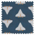 Swatch of Space Shuttle Apricot/Navy