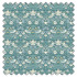 Swatch of Strawberry Thief Teal by Clarke And Clarke