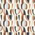 Torillo Black Earth/Cornflower/Walnut Fabric by Harlequin