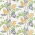 Toshiko Saffron Charcoal Wasabi Fabric by Harlequin