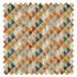 Swatch of Vidi Tiger/Taupe/French Blue