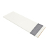 White Wooden Venetian Blind With Dark Grey Tape Swatch