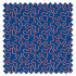 Swatch of Wiggle Lapis/Spinel