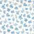 Woodland Floral Lapis/Amethyst/Pearl Fabric by Harlequin