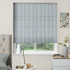 Roman Blind in Zig Zag Chambray