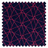 Swatch of Zola Neptune/Cerise