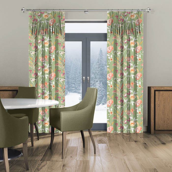 Curtains in Abigail Sage