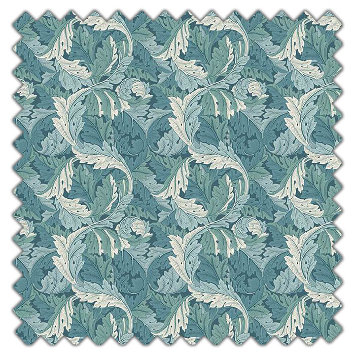 Swatch of Acanthus Teal by Clarke And Clarke