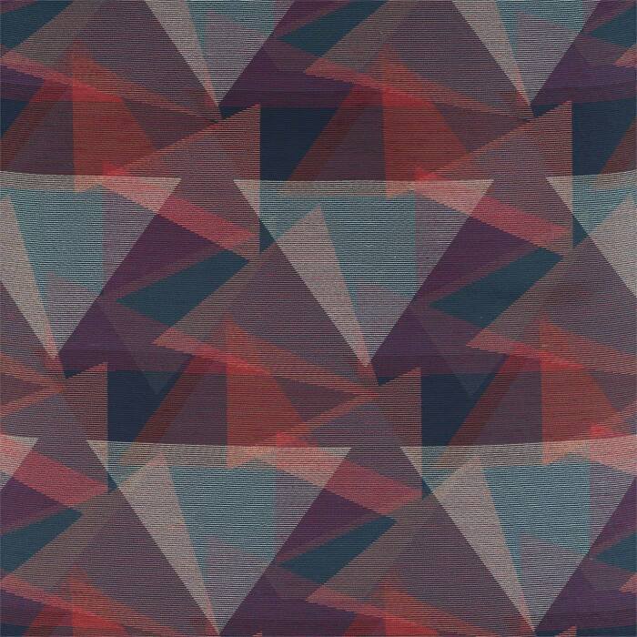 Adaxial Ink/Tulip/Coral Fabric by Harlequin
