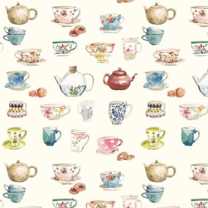 Afternoon Tea Cream Roller Blind