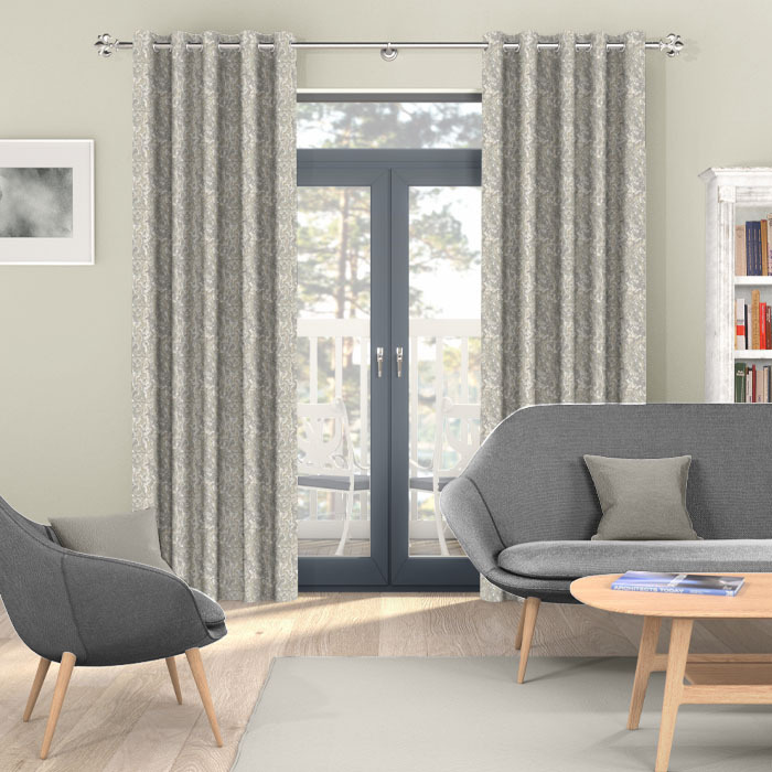 Curtains in Canyon Silver