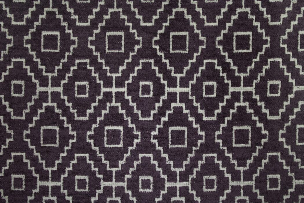 Made To Measure Curtains Kenza Aubergine Flat Image