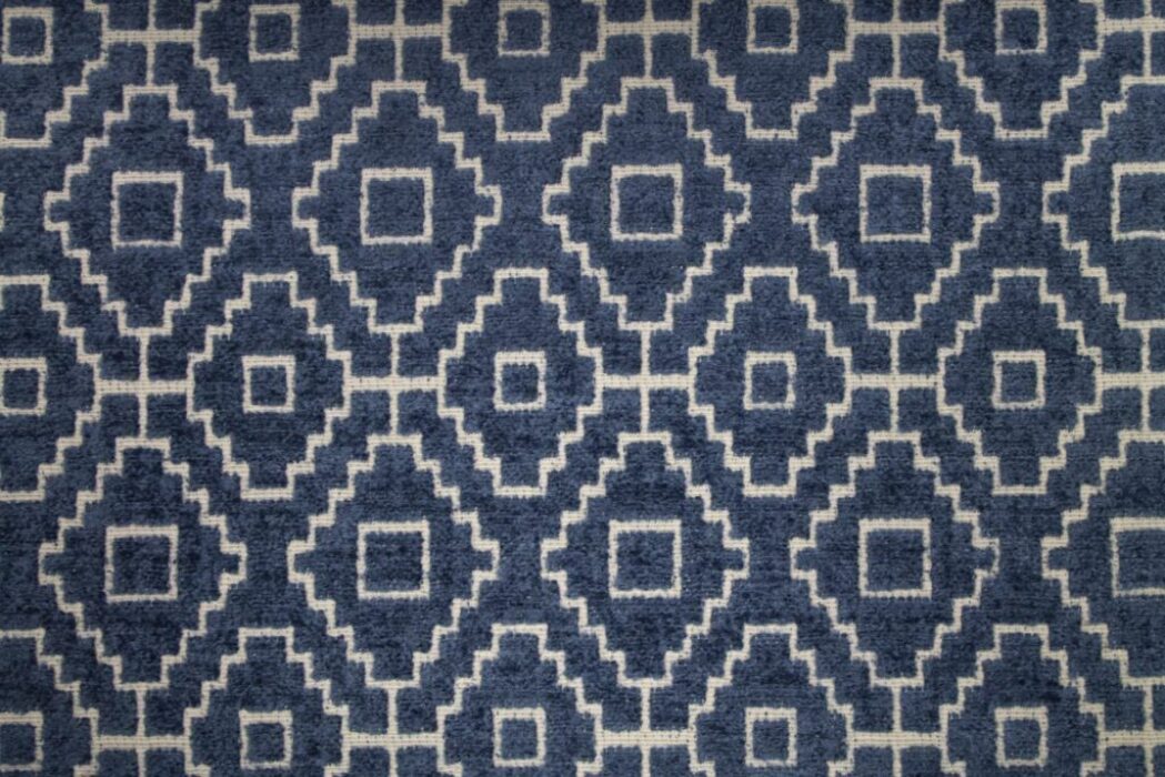 Made To Measure Curtains Kenza Denim Flat Image