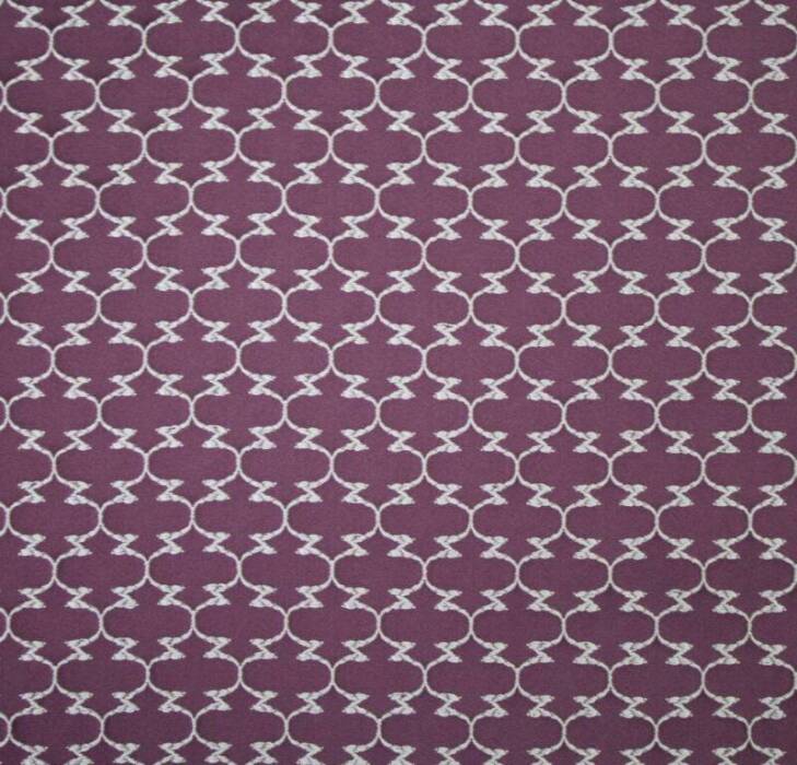 Made To Measure Curtains Lacee Berry Flat Image