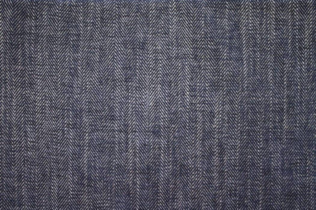 Made To Measure Curtains Morgan Navy Flat Image