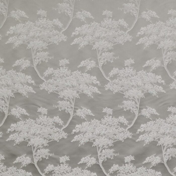 Japonica Silver Fabric Flat Image