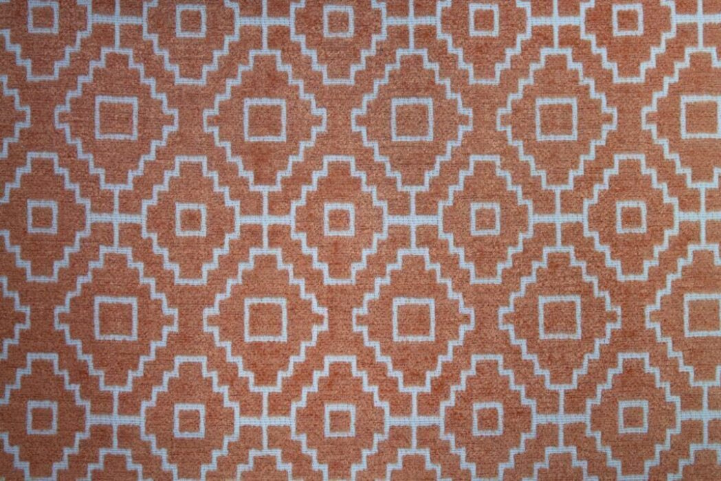 Kenza Nectarine Fabric Flat Image