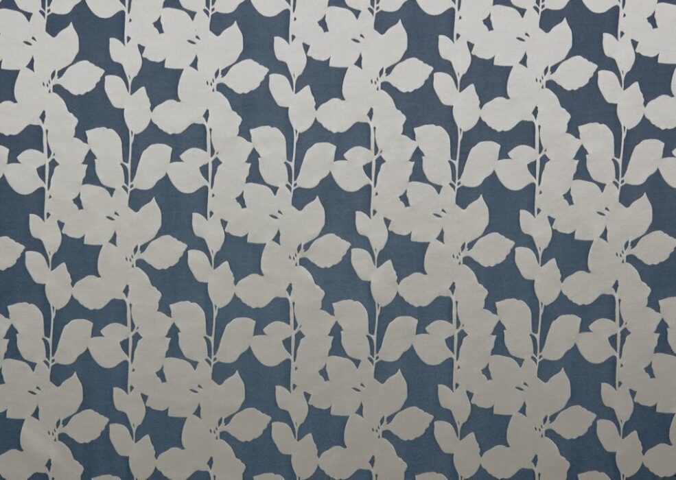 Mercia Indigo Fabric Flat Image